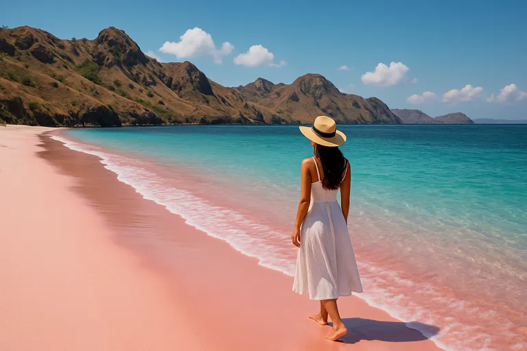 De charme van roze stranden